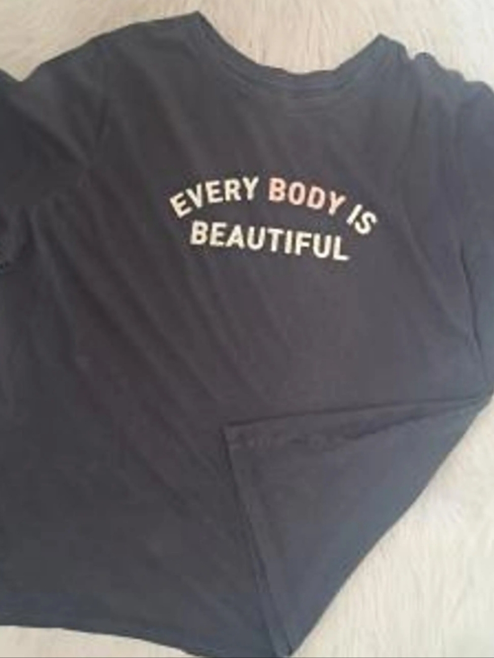 Every Body Is Beautiful Graphic - Black